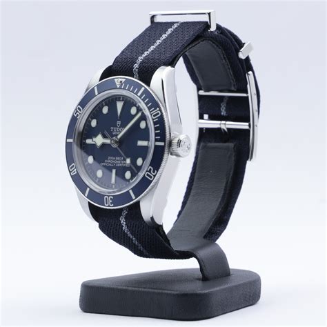 tudor black bay 58 blue nato strap|tudor black bay fabric strap.